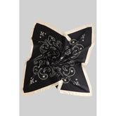 LOVELY SILKY PAISLEY PRINT SQUARE SCARF
