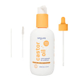 Castor Oil 100% Pure For Hair Skin Lashes - Peach Bottle