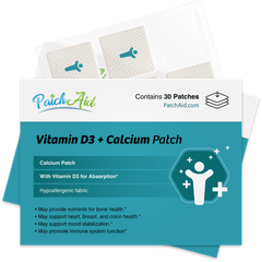 Vitamin D3/Calcium Patch - Bone, Muscle, & Immune Support