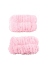CALA 69135 Pink Spa Headband & Wristband Set