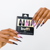BUFFI PRESS-ON NAILS - PINK POISON