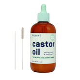 Castor Oil 100% Pure For Hair Skin Lashes- Mint Bottle