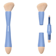 Multi-Tasker 4-in-1 Makeup Brush – Compact Beauty Tool