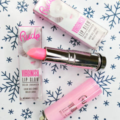 Virginish Lip Glow – pH color-changing lip balm
Virginish lip tint enhancer for natural glow
Color-adjusting hydrating lip glow stick