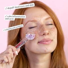 Moon Globes Glittery Facial Ice Rollers
