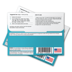 Vitamin D3/Calcium Patch - Bone, Muscle, & Immune Support