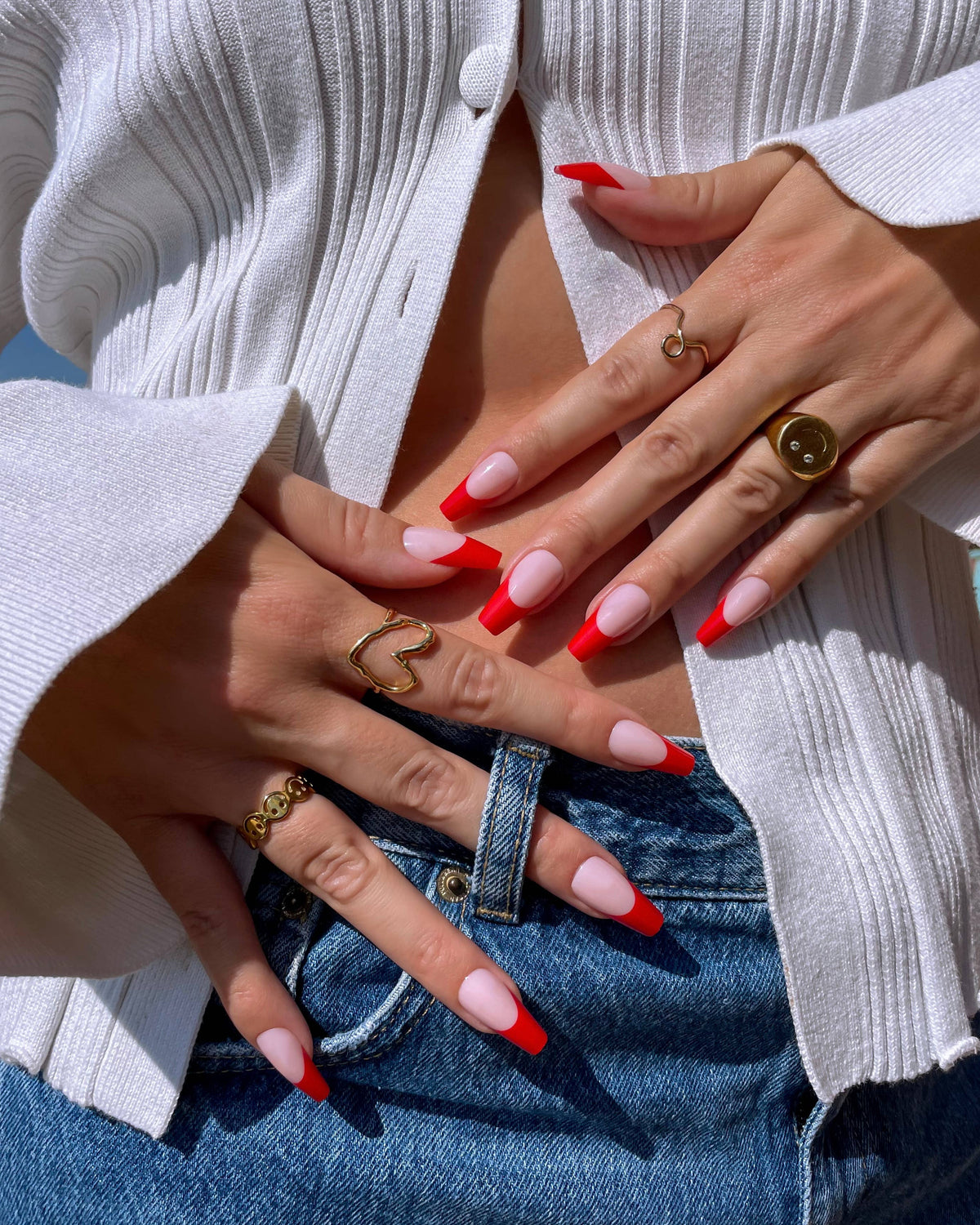 PaintLab Red Hot Press-On Nails