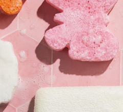 Body Wash Infused Spa Sponge Buffer Exfoliate Soap Cleanser