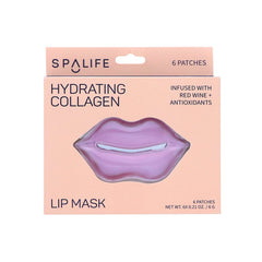 Hydrating Collagen & Red Wine Hydrogel Lip Masks - 8 Ct