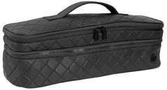 Joan & David Diamond Quilted Hair Tool Zippered Travel Case