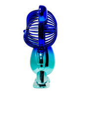 Big Bear Fan 12" - Metallic Blue