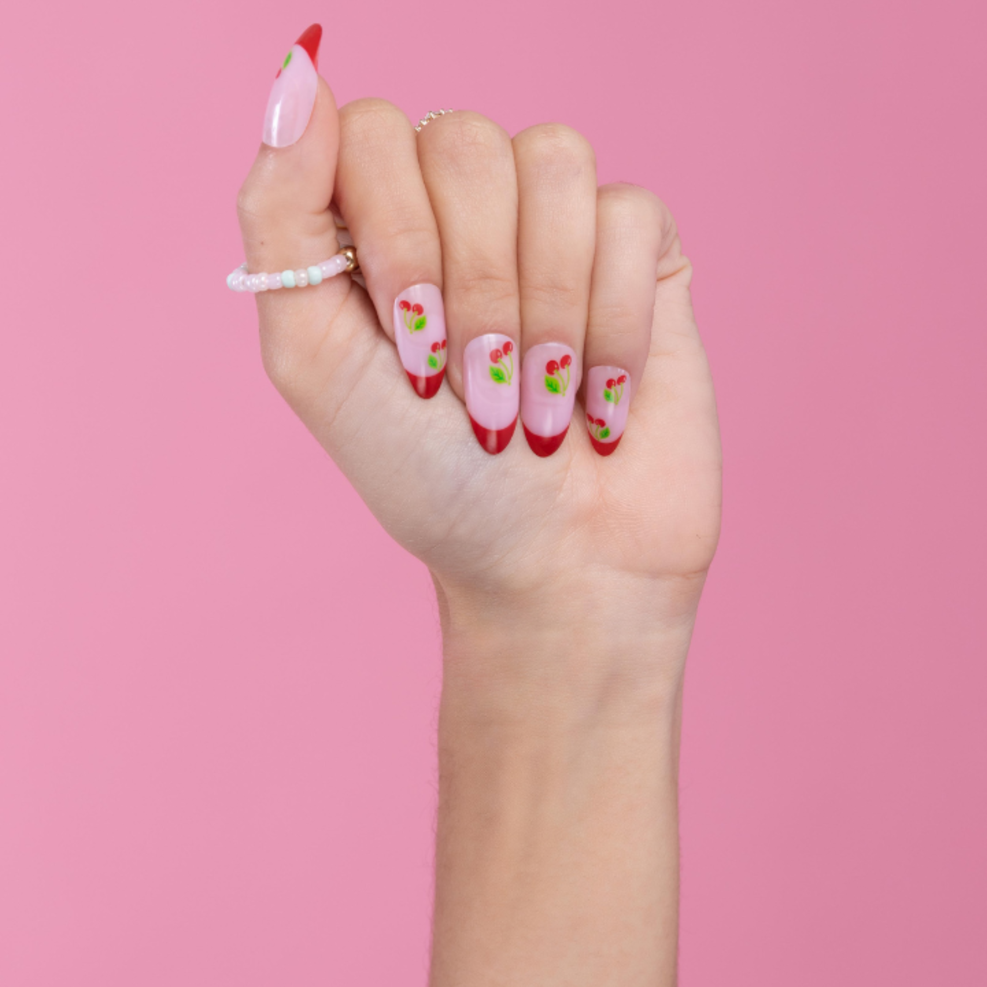 Cherry Press-on Nails