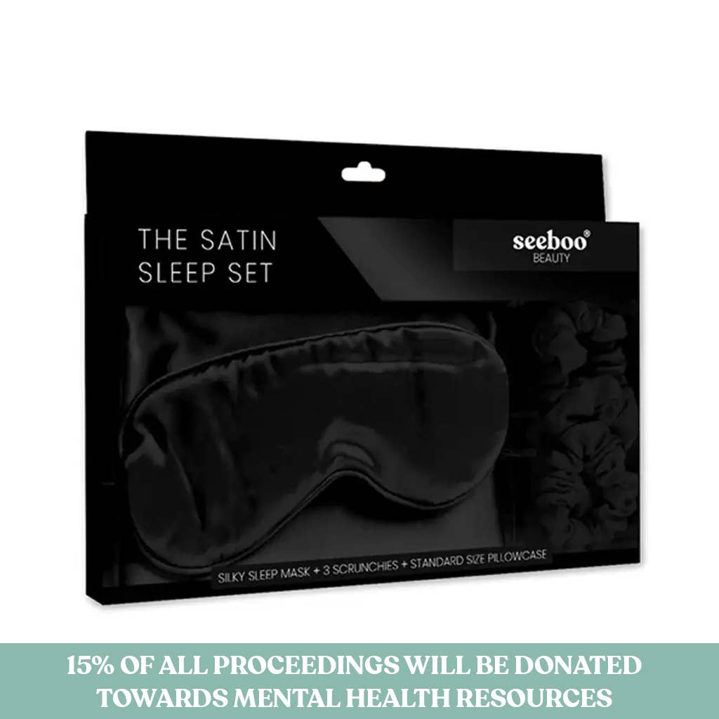 De-Stressing Satin Sleep Set - SUPPORTS MENTAL HEALTH