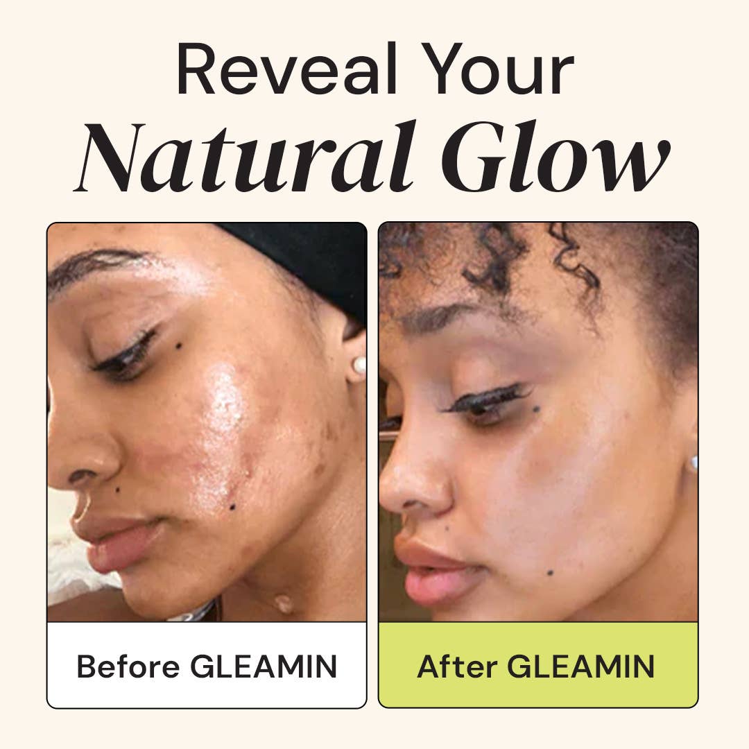 Gleamin - Vitamin C Clay Mask with Brush