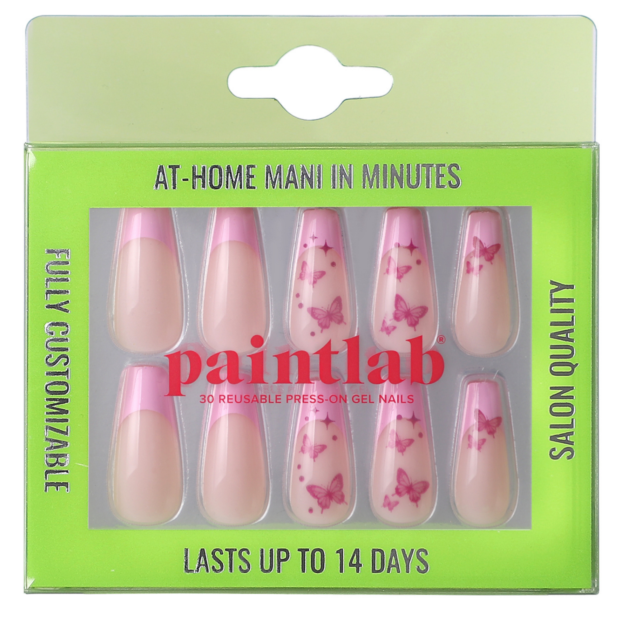 PaintLab Butterfly Kiss Press-On Nails