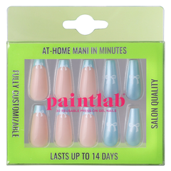 PaintLab Blue Coquette Press-On Nails