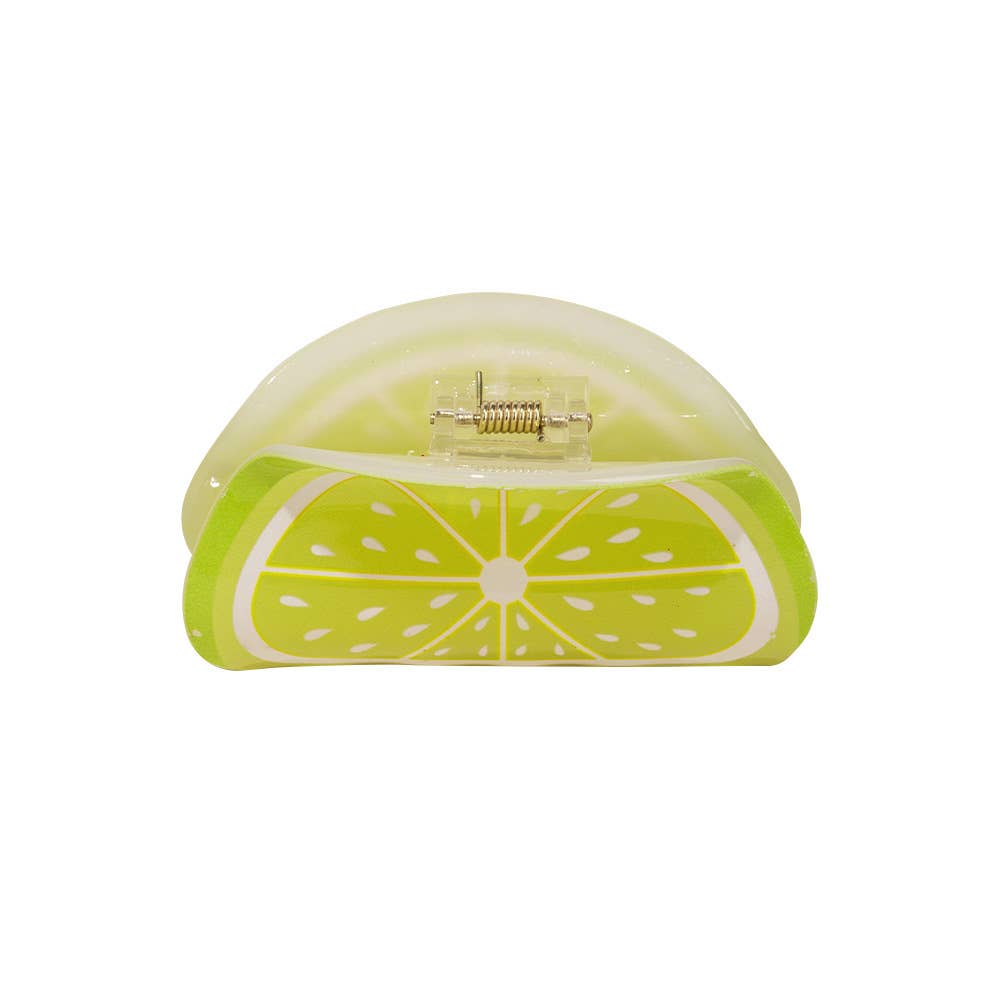 3.46 ″ Candy Color Fruit Lemon Orange Hair Claw Clip