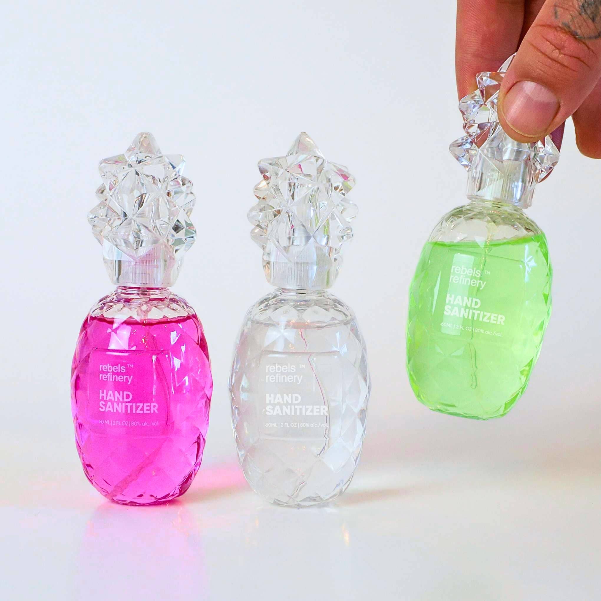 GIFT SET 3 Pack Pineapple Sanitizer REFILLABLE