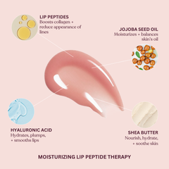 Lip Syrup Moisturizing Peptide Therapy Lip Gloss Mauve Berry