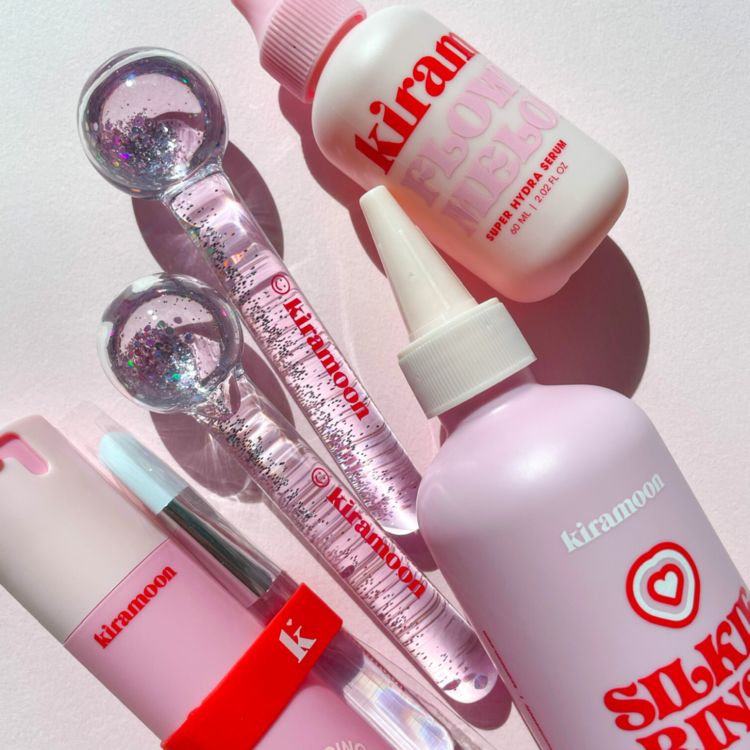 Moon Globes Glittery Facial Ice Rollers