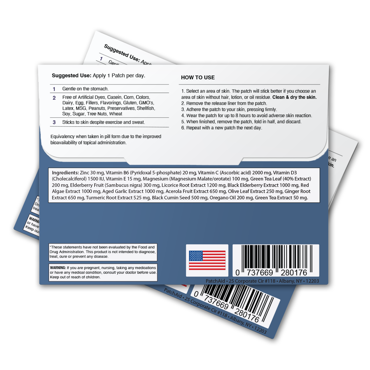 Immune Defense Plus Patch - Immune Support with Zinc & C, D