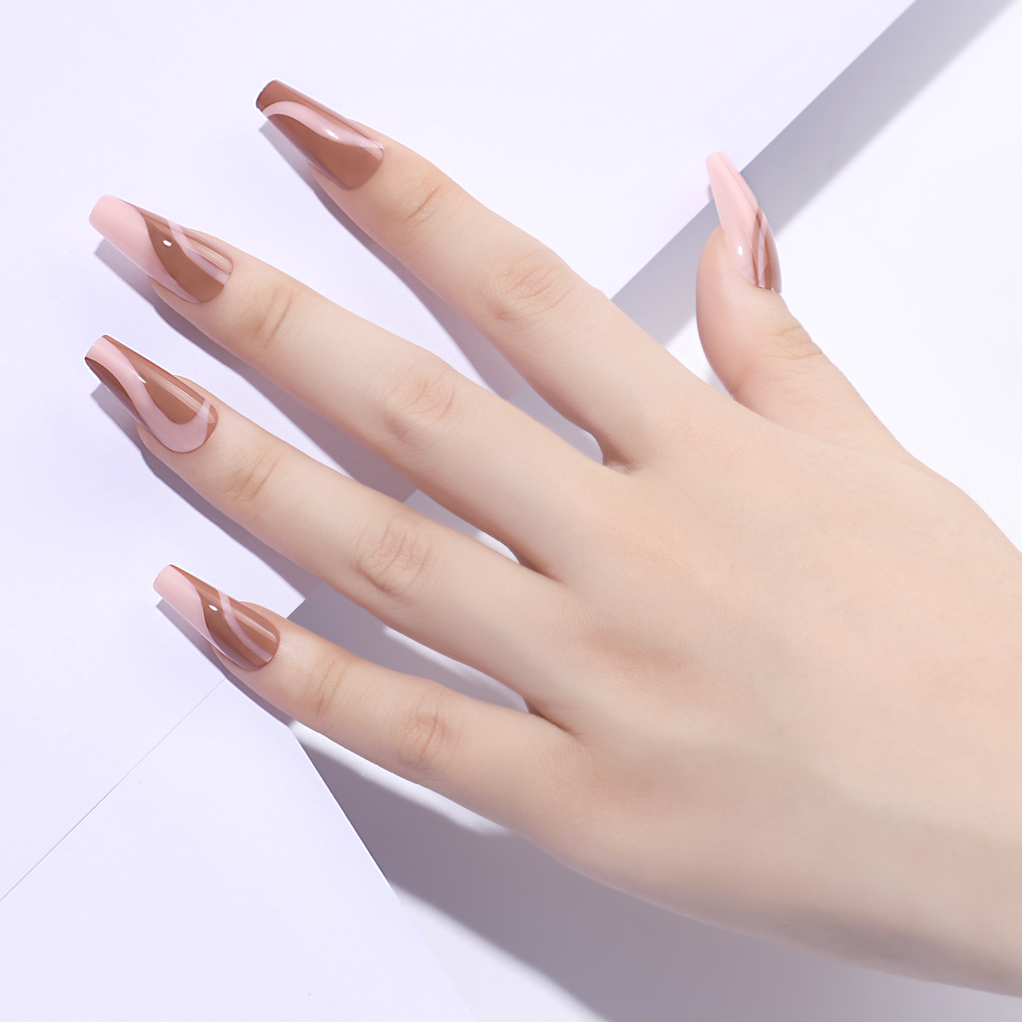 PaintLab Latte Press-On Nails