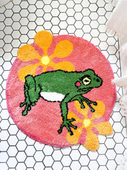 Frog Design 100% Polyester Area Rug