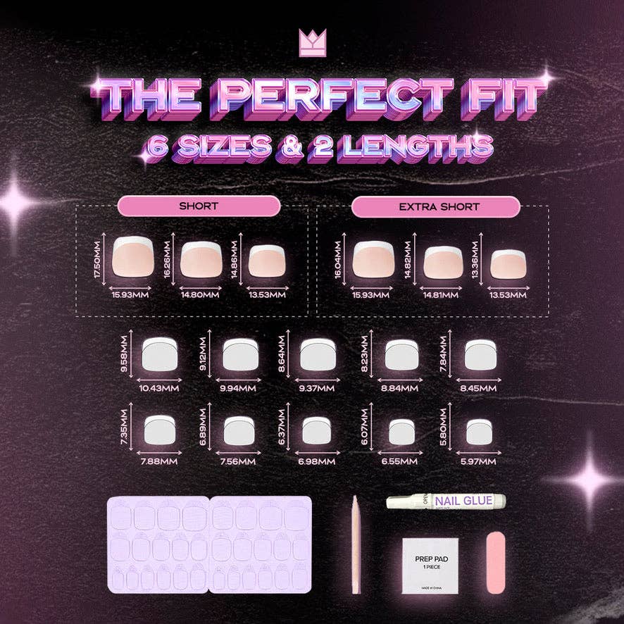 Belle - Press-on Toenail Kit