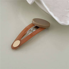 Candy Color Oval Patch BB Clip Duckbill Clip