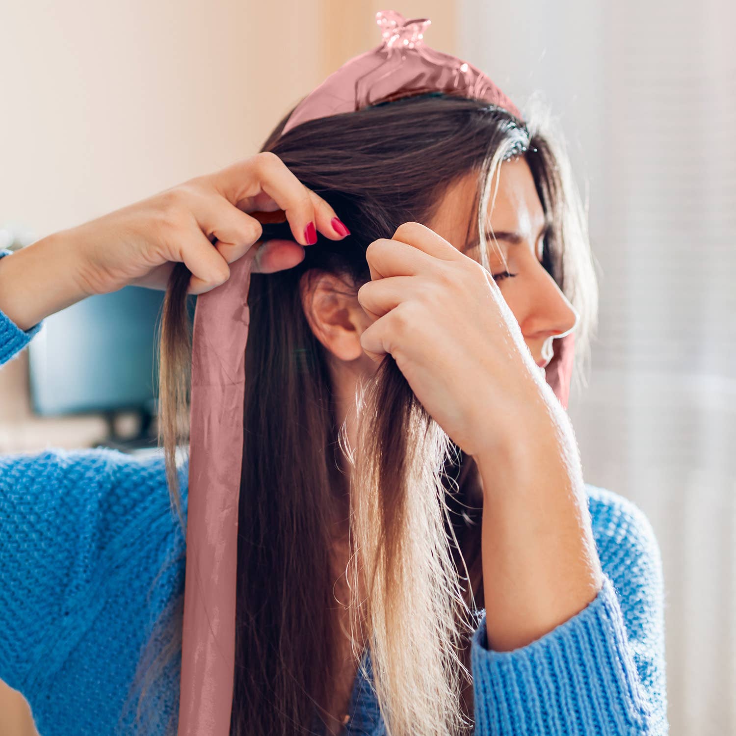 The Satin Heatless Hair Styling Set
