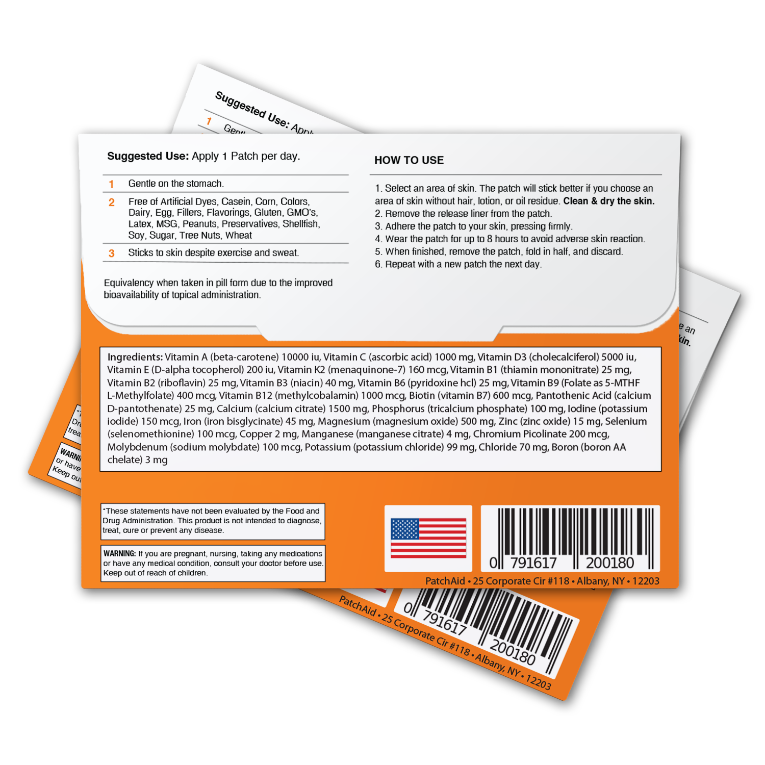 MultiVitamin Plus Patch - Daily Vitamins & Mineral Support