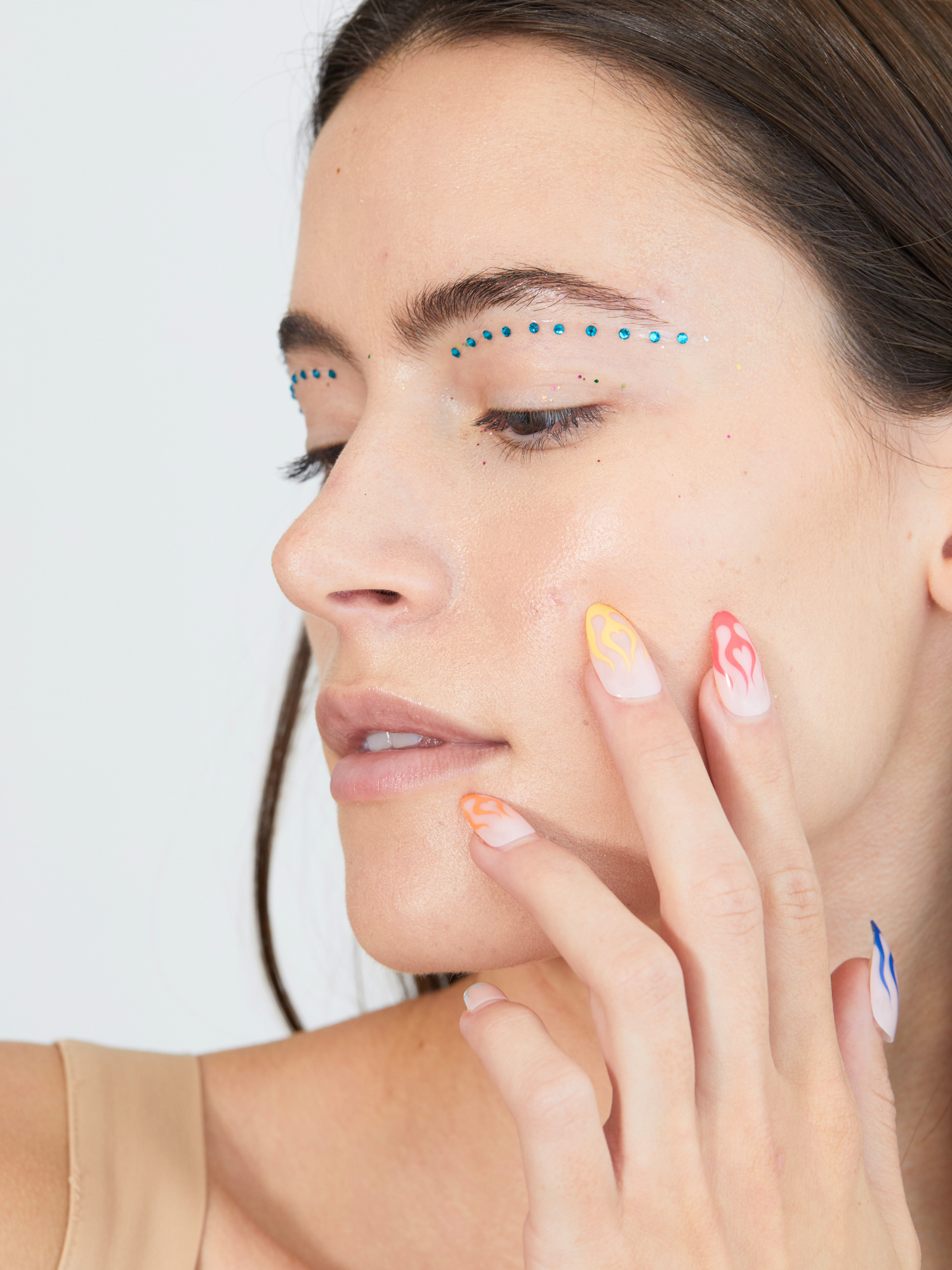 PaintLab Multi-Flame Nails Press-on Nails
