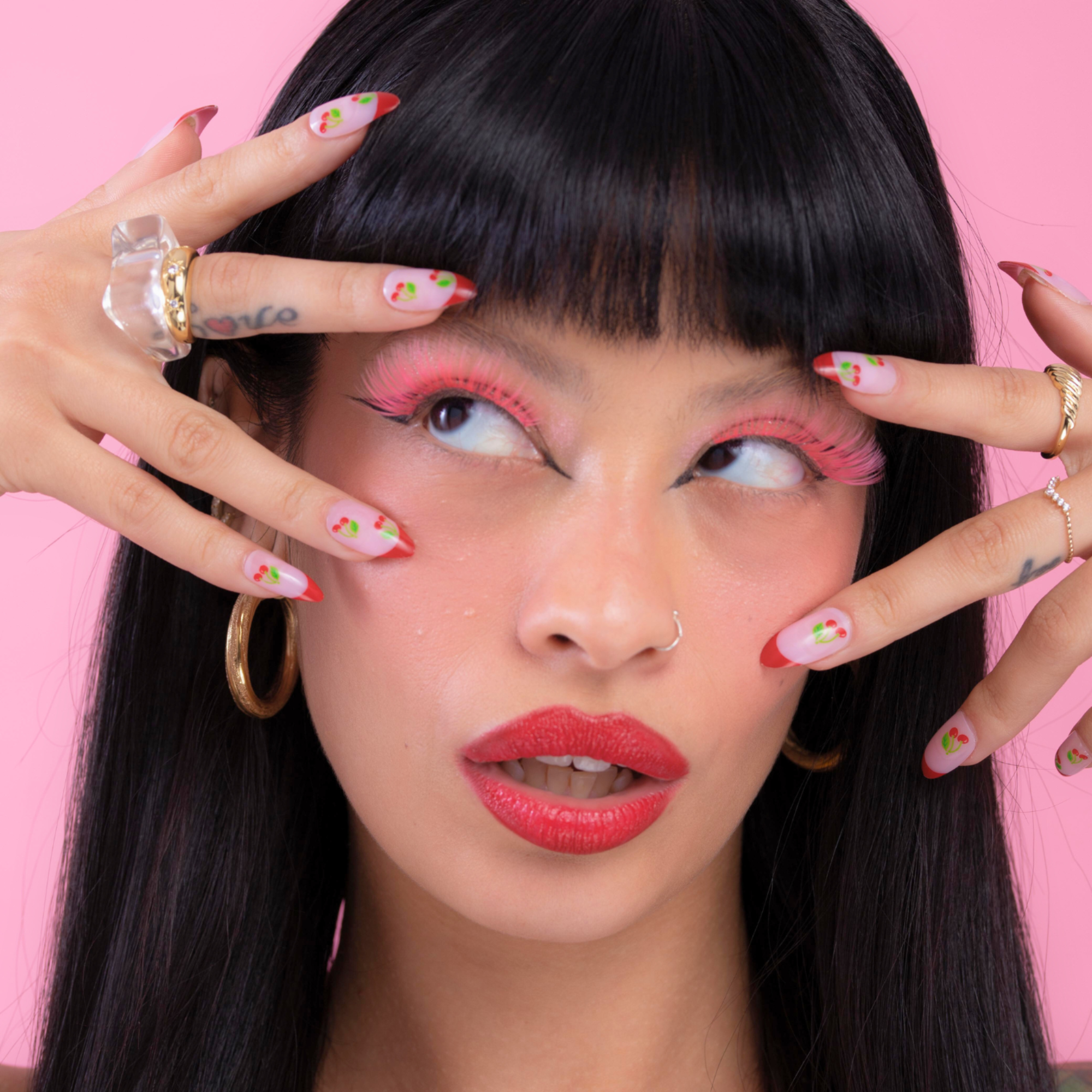 Cherry Press-on Nails