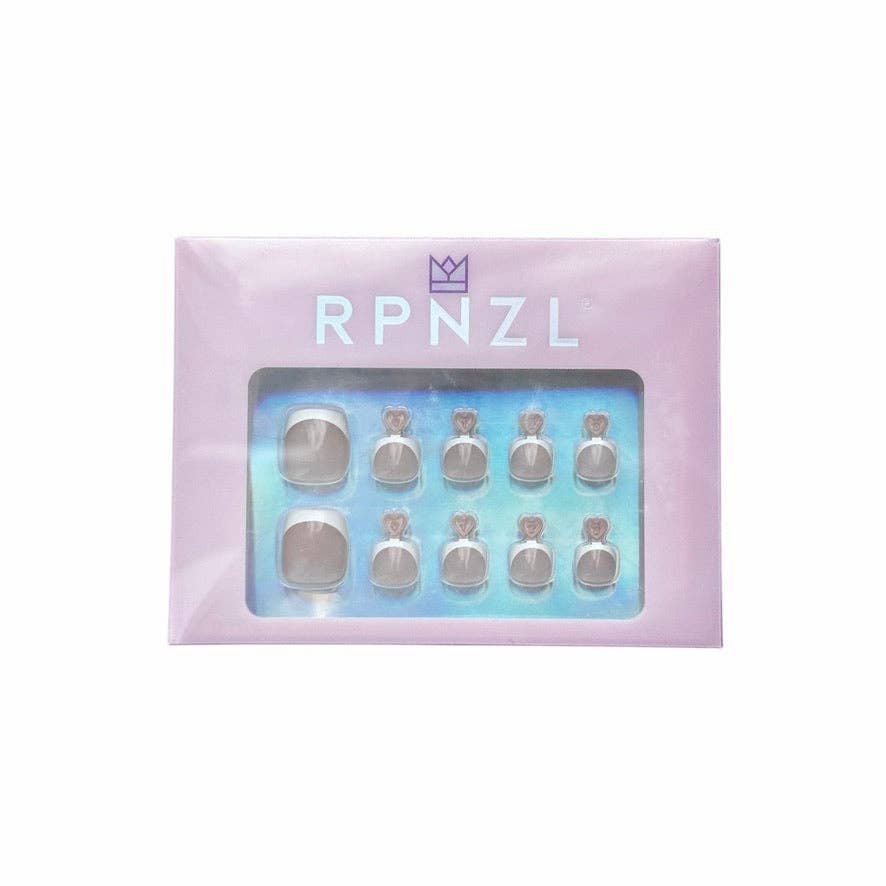 French Vanilla - Press-on Toenail Kit (Light Tone)