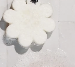 Body Wash Infused Spa Sponge Buffer Exfoliate Soap Cleanser