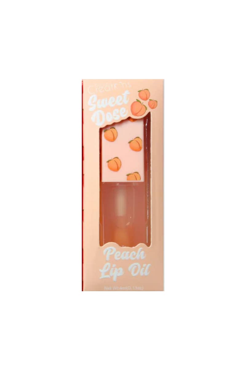 Beauty Creations LO-4 Peach Sweet Dose Lip Oil - 6pc
