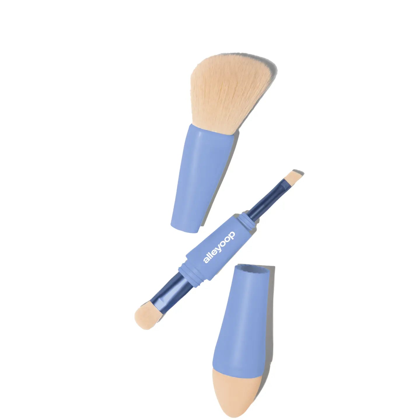 Multi-Tasker 4-in-1 Makeup Brush – Compact Beauty Tool