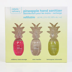 GIFT SET 3 Pack Pineapple Sanitizer REFILLABLE