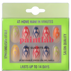 PaintLab Multi-Flame Nails Press-on Nails