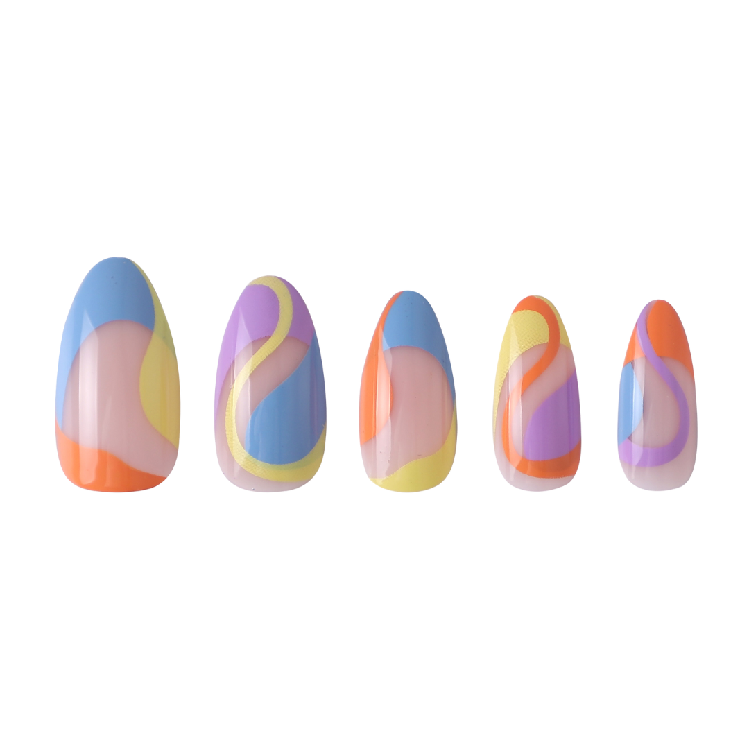 PaintLab Melted Popsicle Press-on Nails