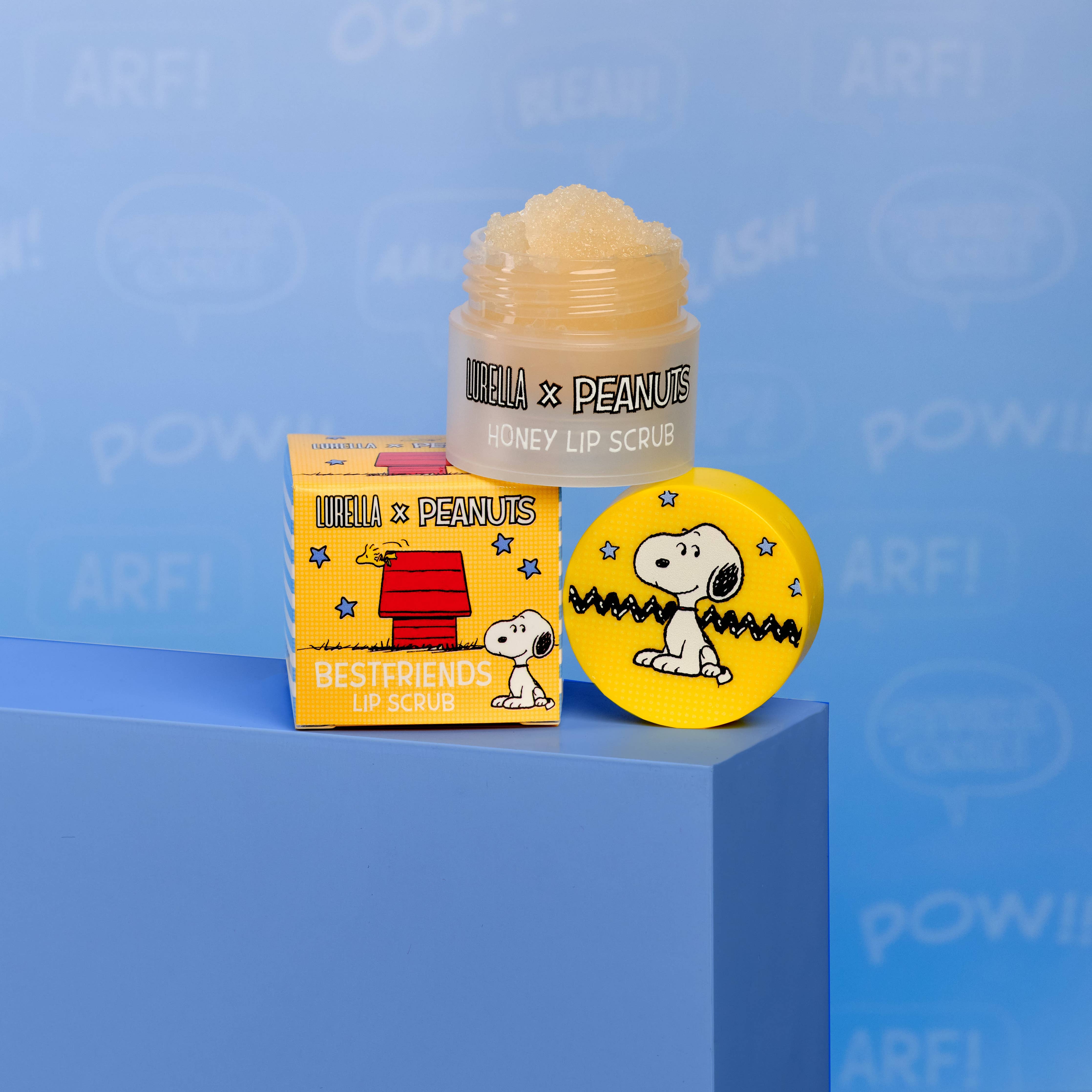 Lurella x Peanuts Running Late & Best friends  Lip Scrub