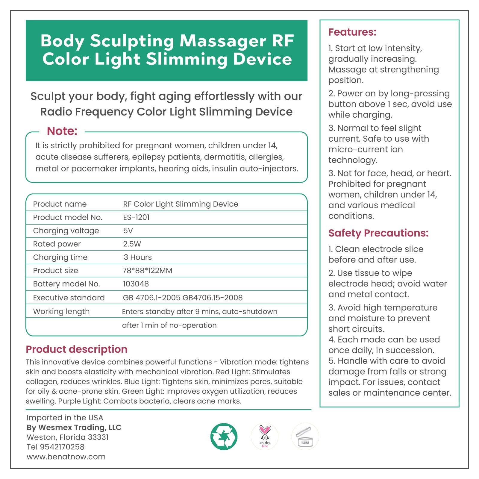 All-Inclusive Body Slimming Device: Sculpt, Tone & Glow