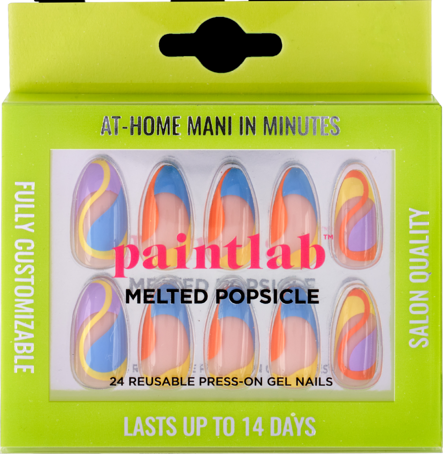 PaintLab Melted Popsicle Press-on Nails