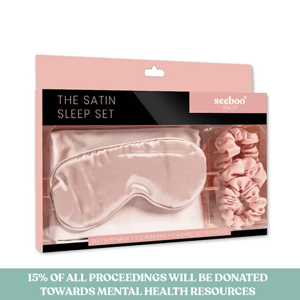 De-Stressing Satin Sleep Set - SUPPORTS MENTAL HEALTH