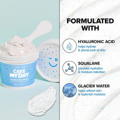 I Dew Care Cake My Day Hydrating Hyaluronic Acid Vegan Mask