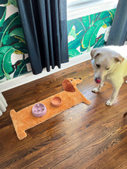 Dachshund Design Polyester Door Mat