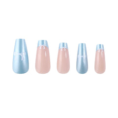 PaintLab Blue Coquette Press-On Nails