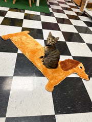 Dachshund Design Polyester Door Mat